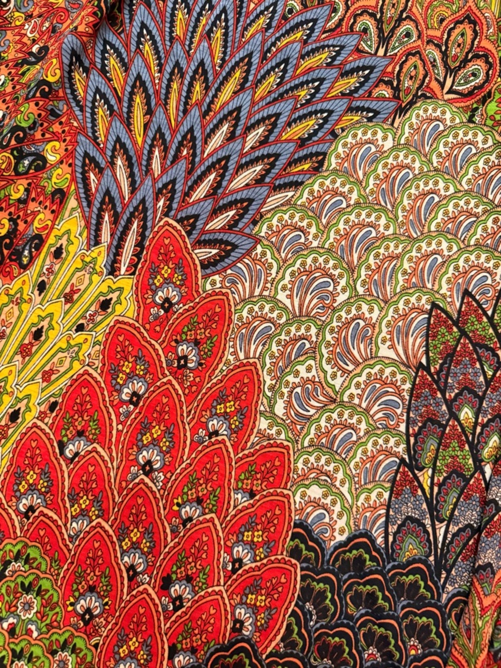 Boho Paisley Maxi Dress - Multicolor - Picture 4 of 5